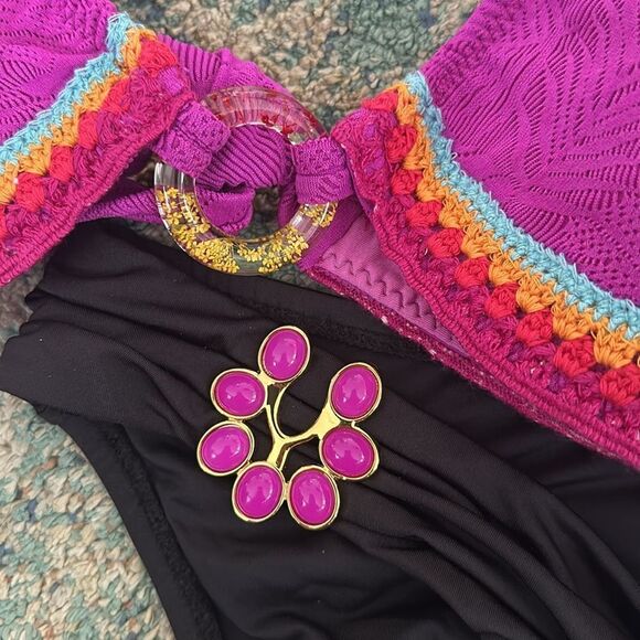 NWT Trina Turk Swim & Spa Collection 2 Pc Bikini Swimsuit - Picture 6 of 7